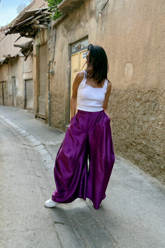 Afsâneh Pants - Deep Plum