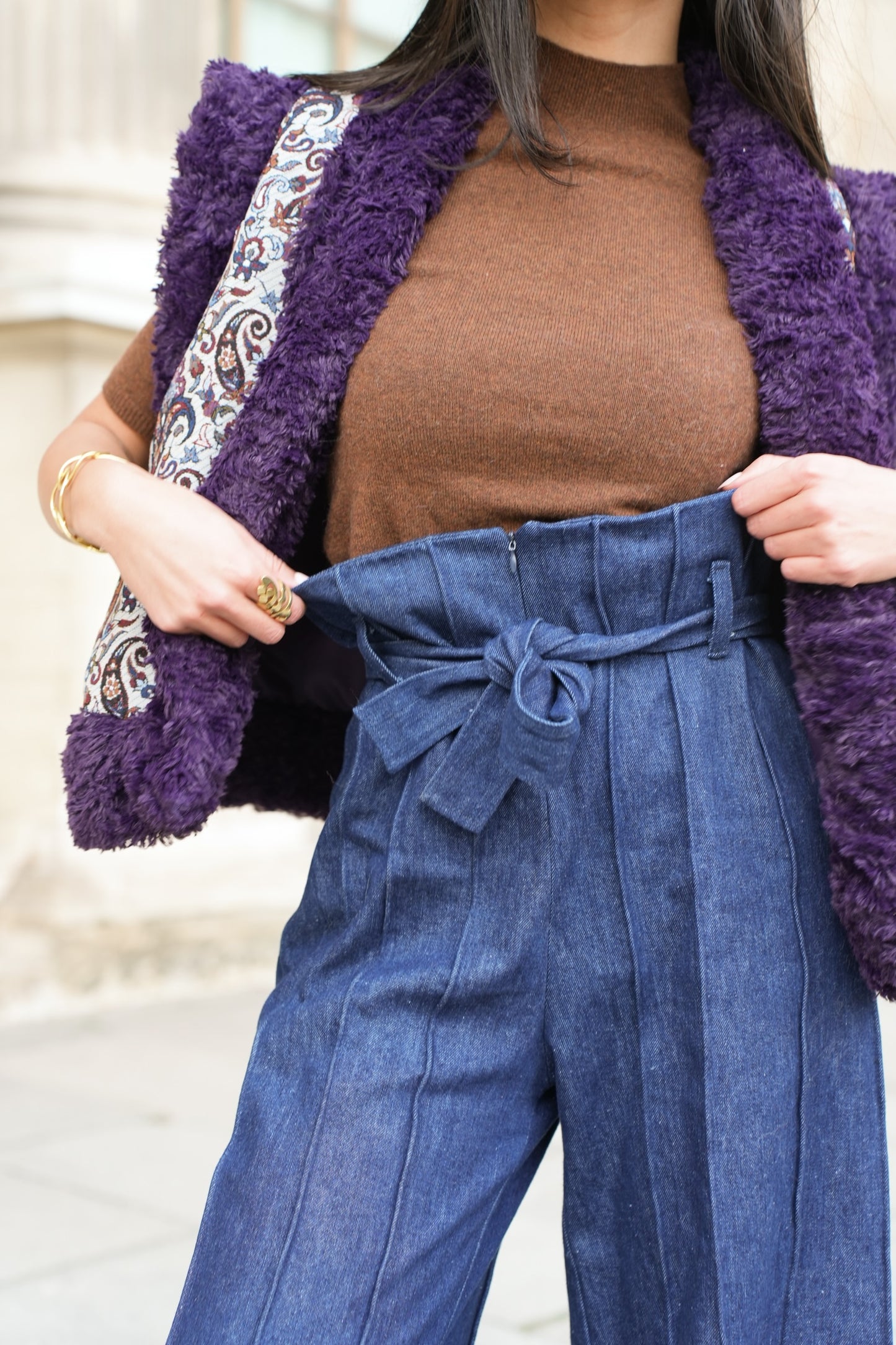 Azadi Pants - Blue Denim