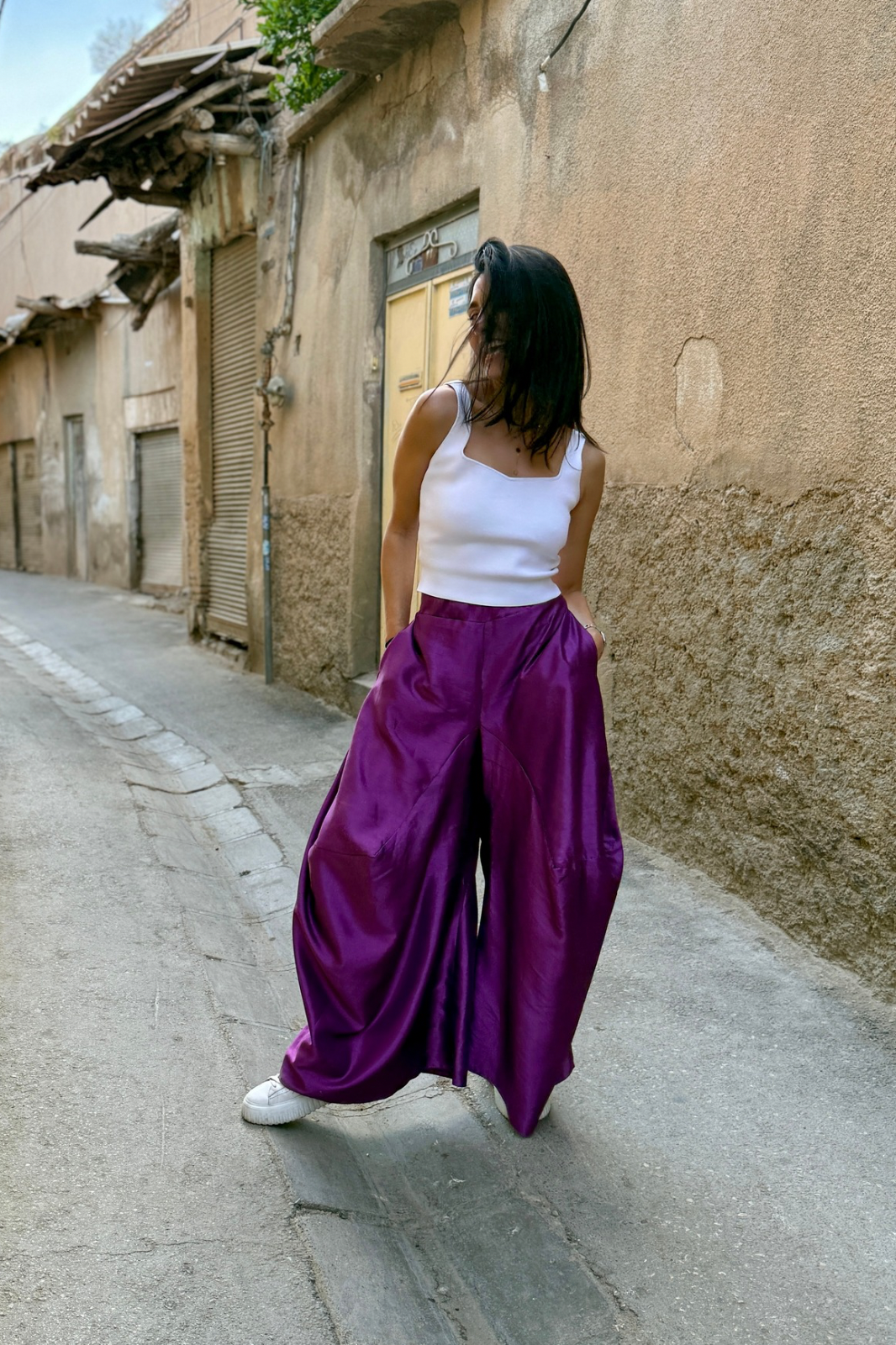 Afsâneh Pants - Deep Plum