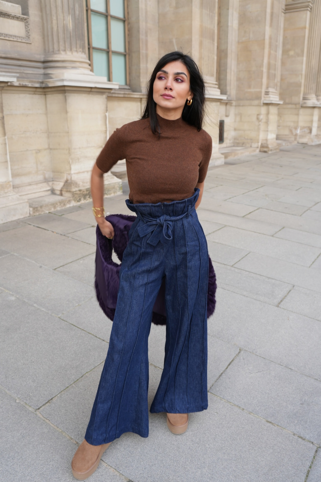 Azadi Pants - Blue Denim