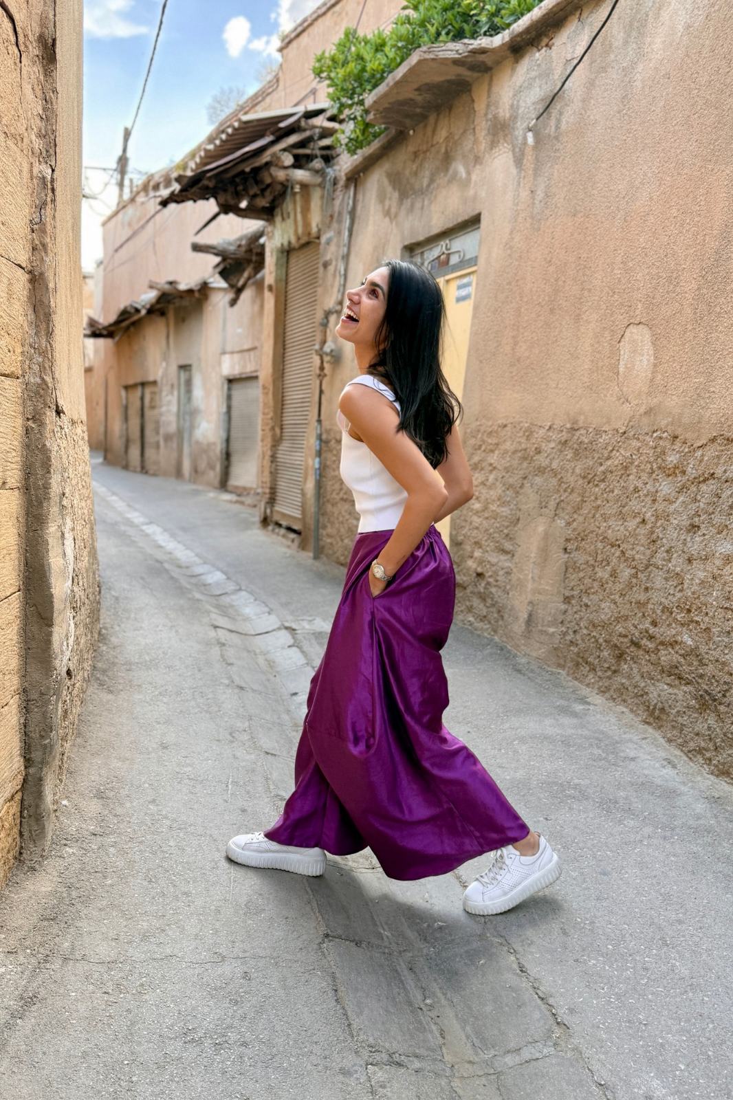 Afsâneh Pants - Deep Plum
